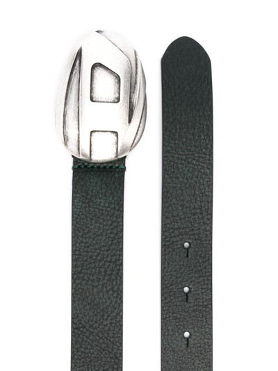 Diesel logo-buckle leather belt outlook