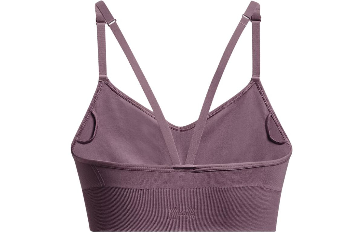 (WMNS) Under Armour Train Seamless Low Sports Bra 'Dark Purple' 1380428-500 - 2