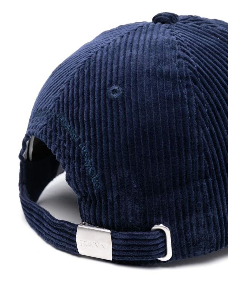 GANNI corduroy cap outlook