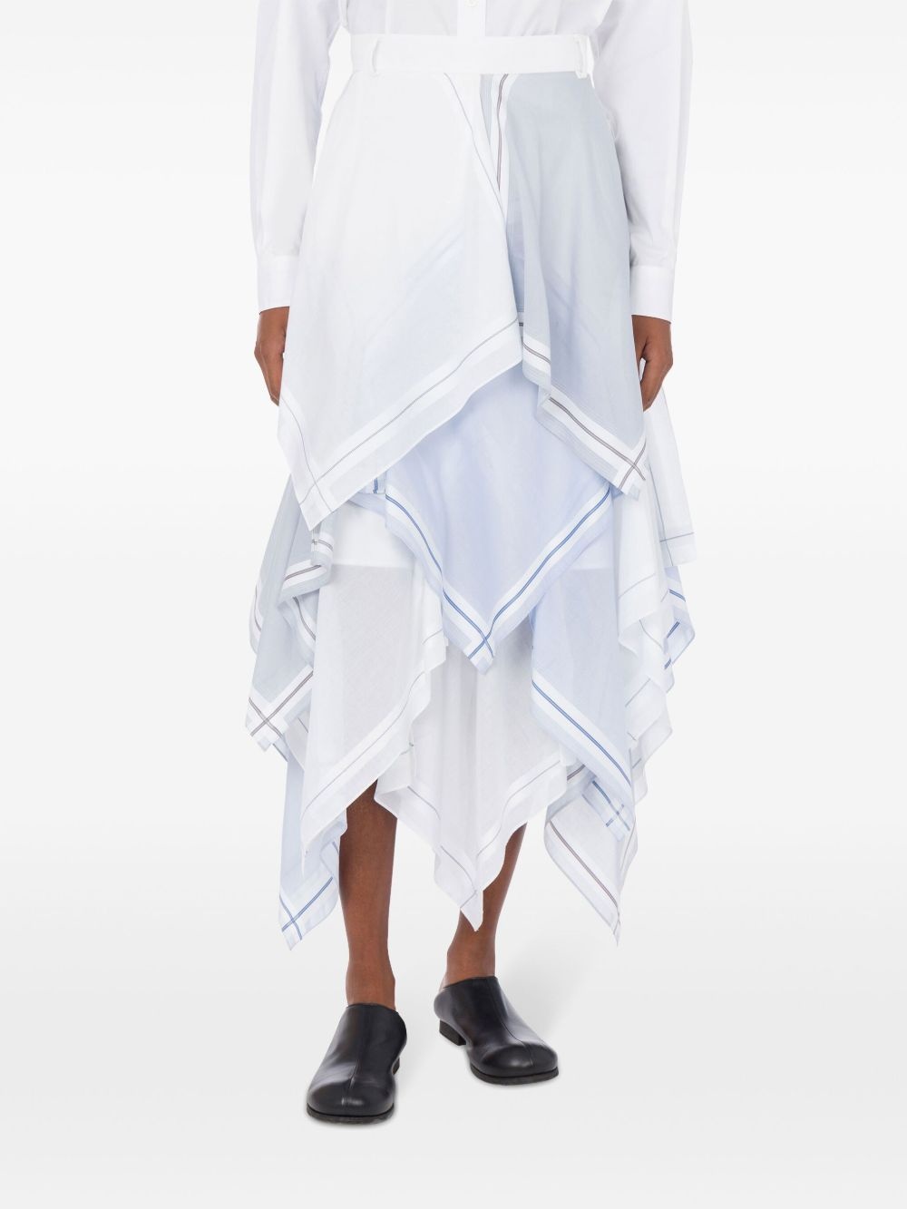 asymmetric maxi skirt - 2