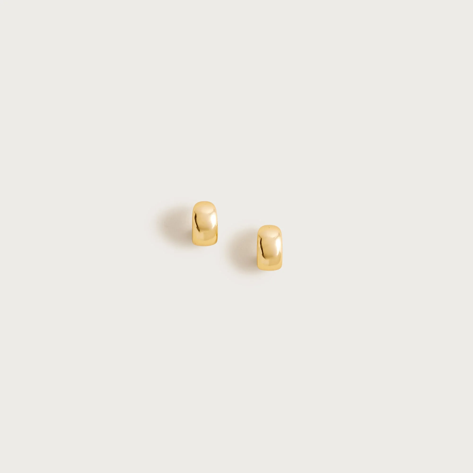 Small huggie hoop earrings - 1