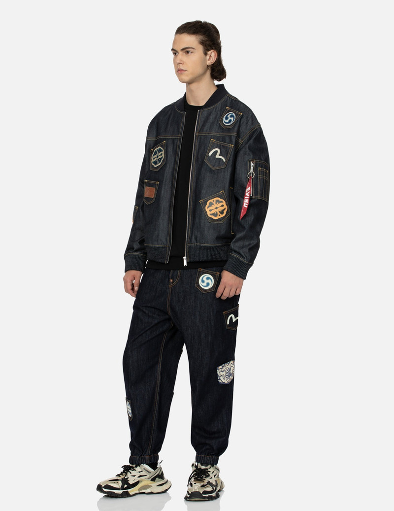 MULTI-LOGO AND MULTI-POCKET RELAX FIT DENIM JACKET 3