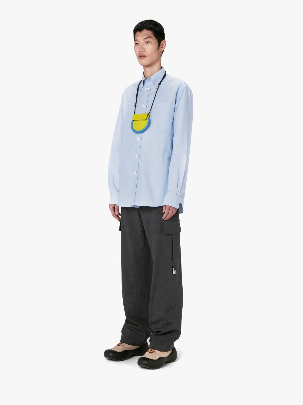 jw anderson コーデュロイ　シャツブルゾン JW ANDERSON - ラスト1点 / RELAXED PATCHWORK SHIRT