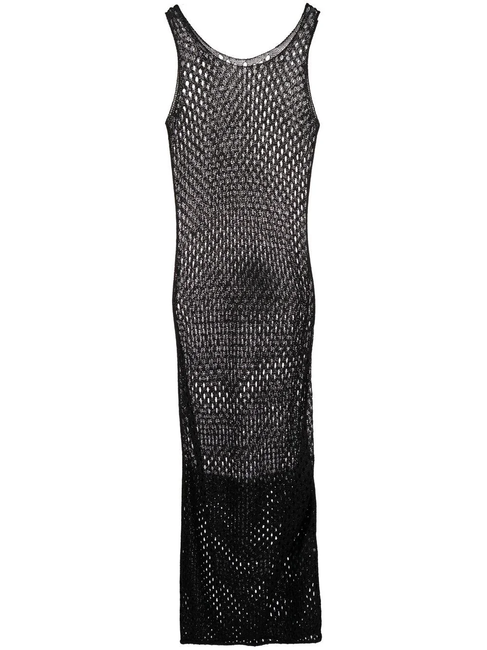 metallic mesh gown - 1