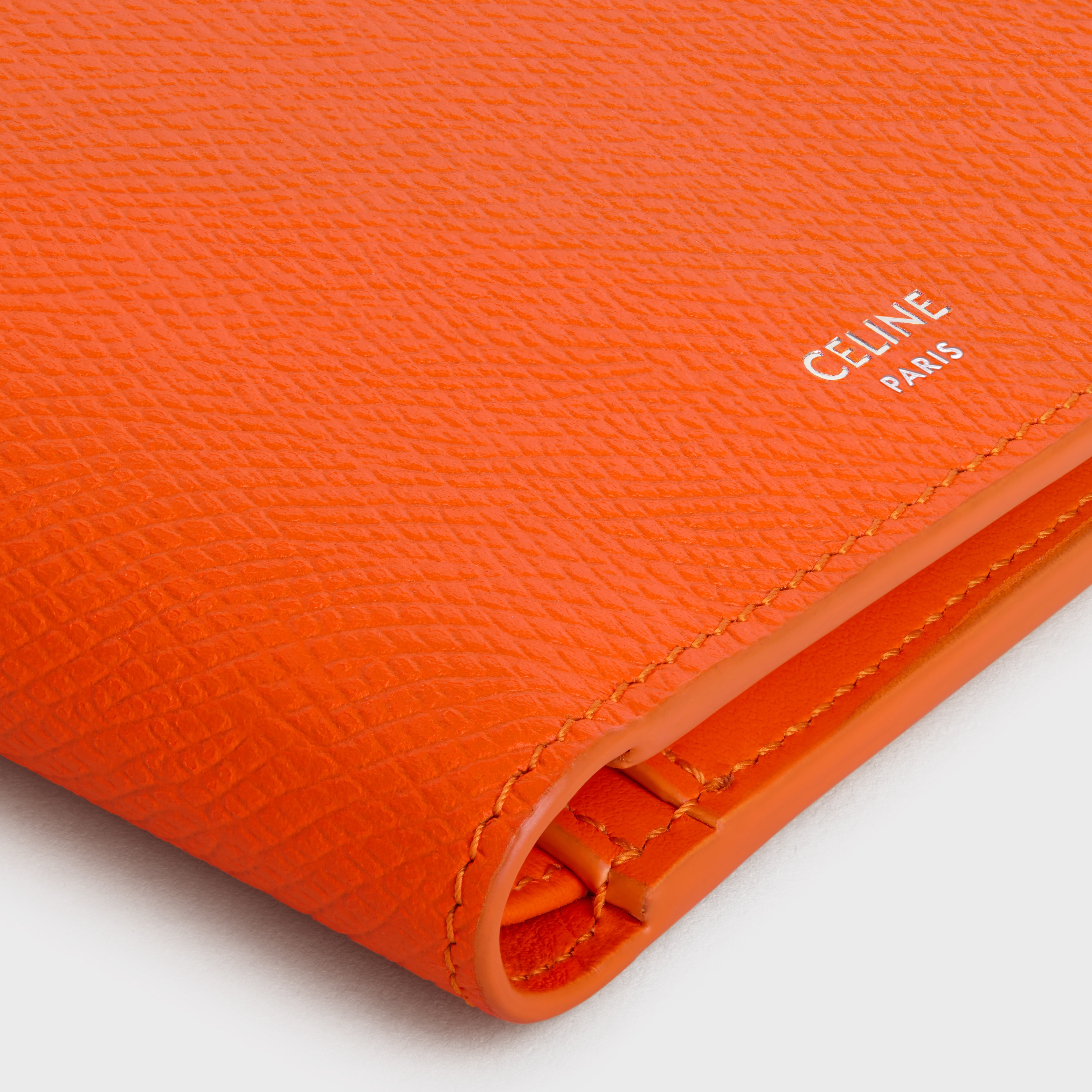 Bi-fold Wallet with Coin in grained calfskin - 5
