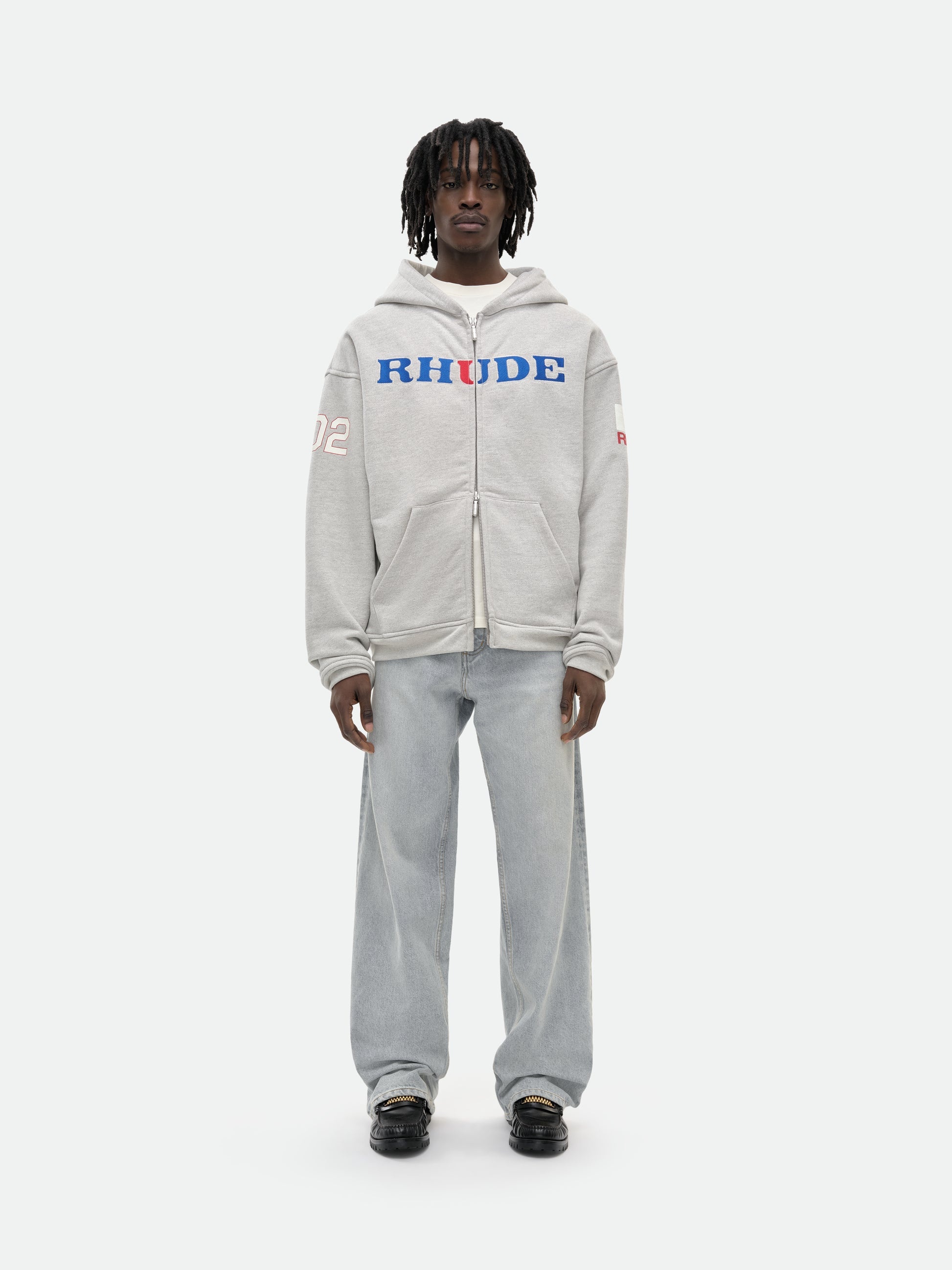 RHUDE RACING ZIP-UP HOODIE - 2