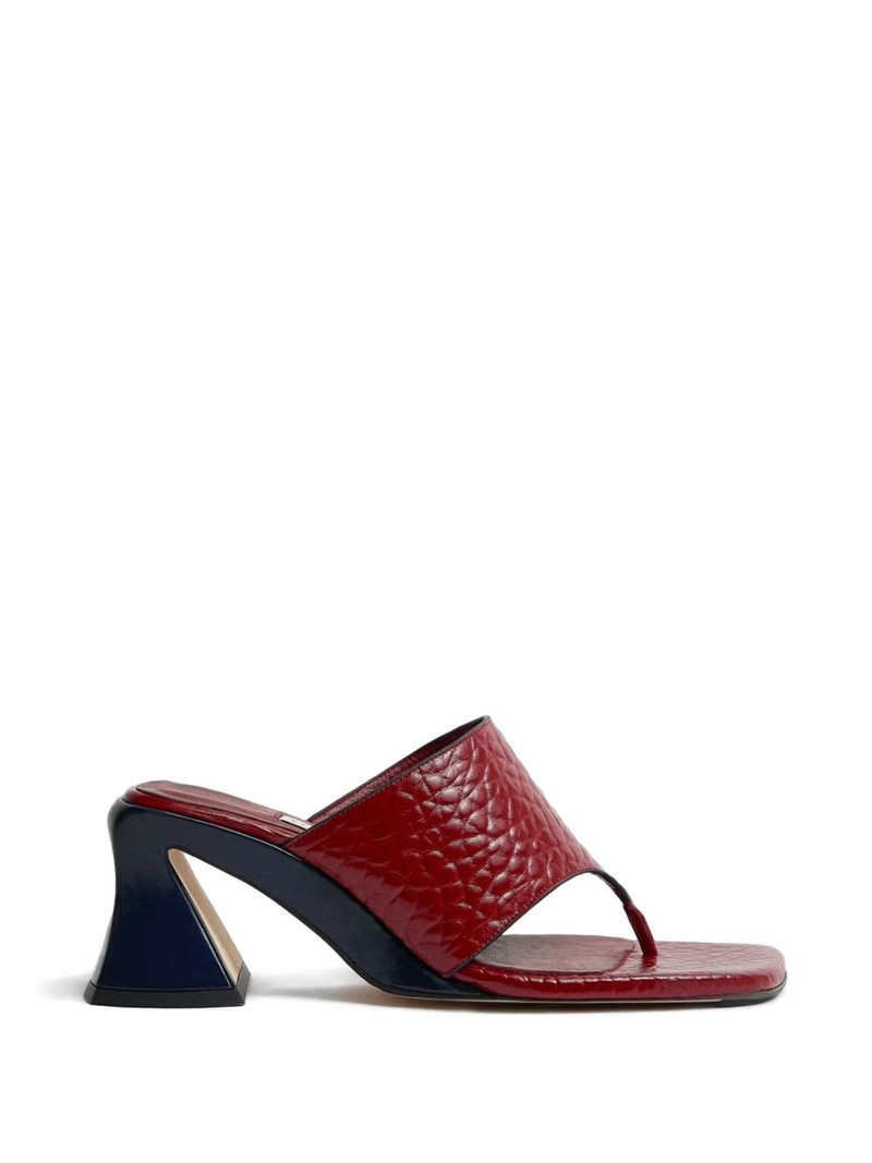 Ernie leather heeled sandals 1