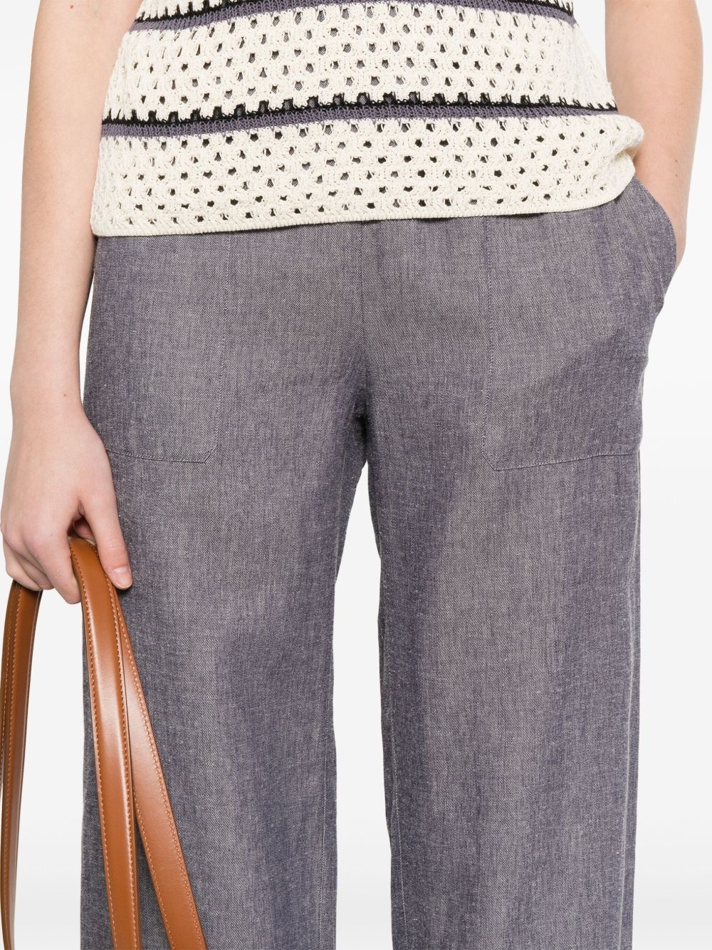 elasticated-waist trousers - 5