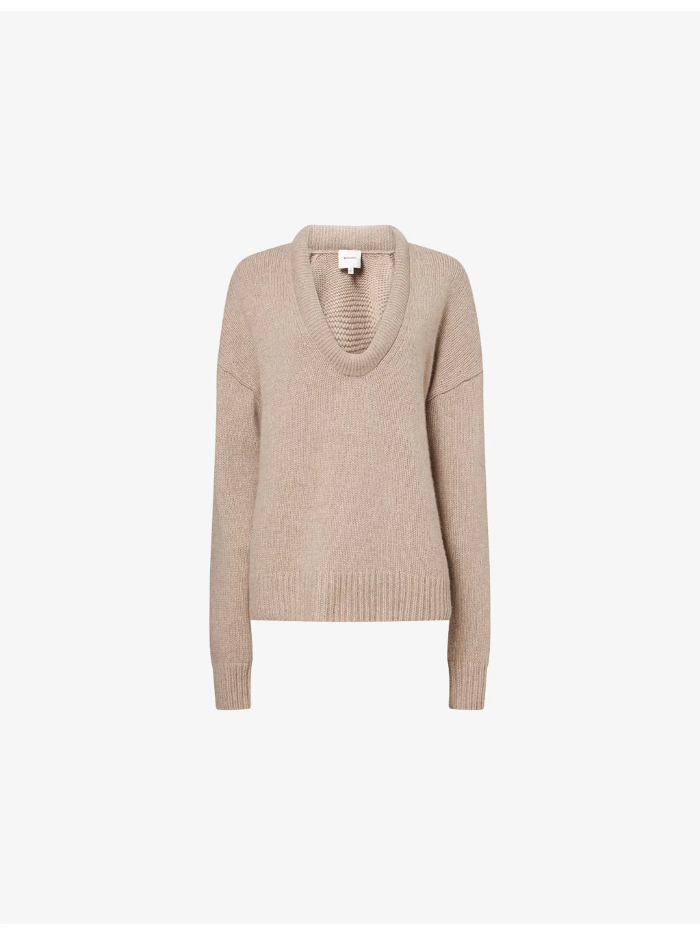 Jonie Scoop-Neck Cashmere and Wool-Blend Jumper - 1
