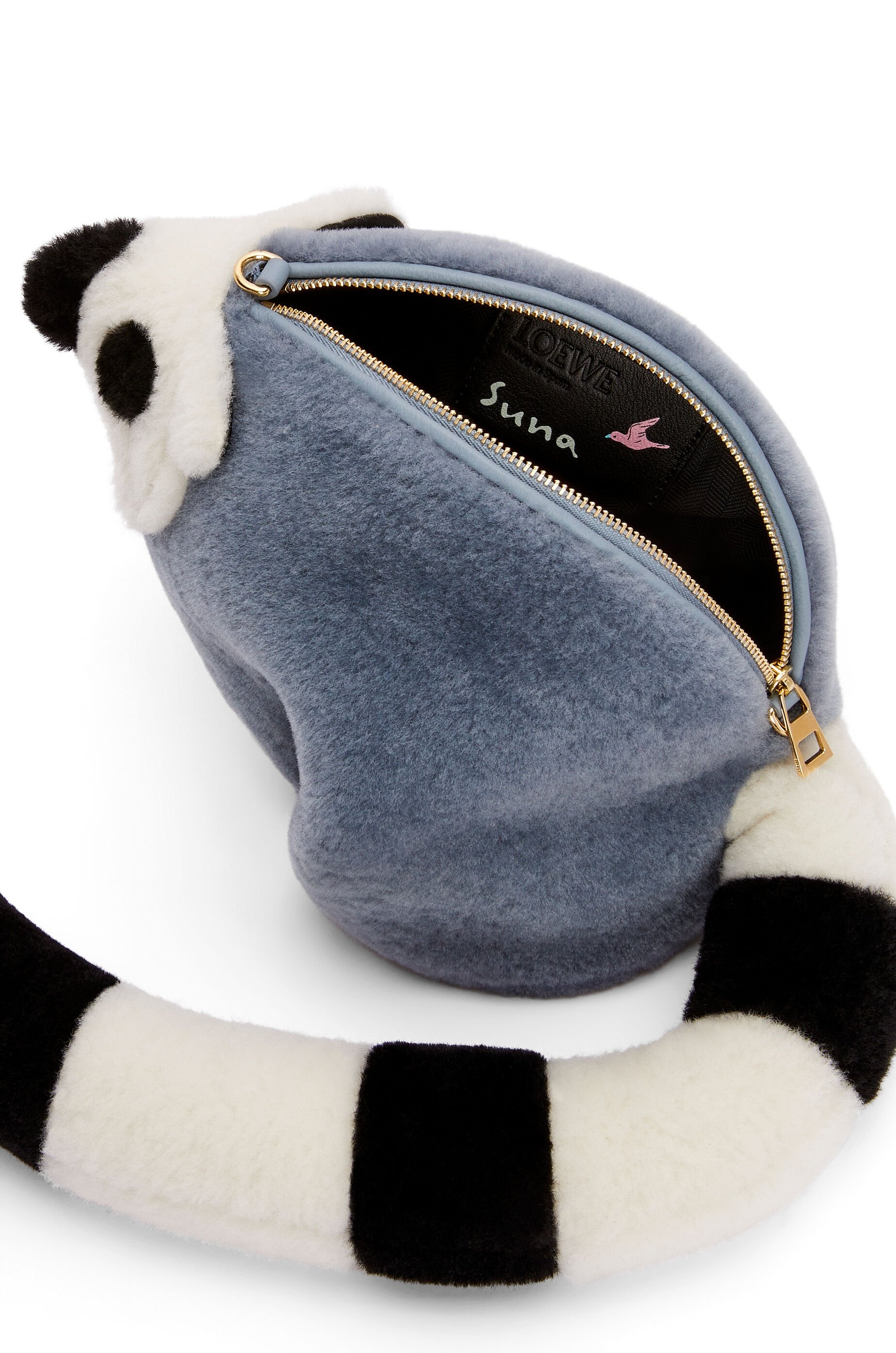 Lemur bag in shearling - 8