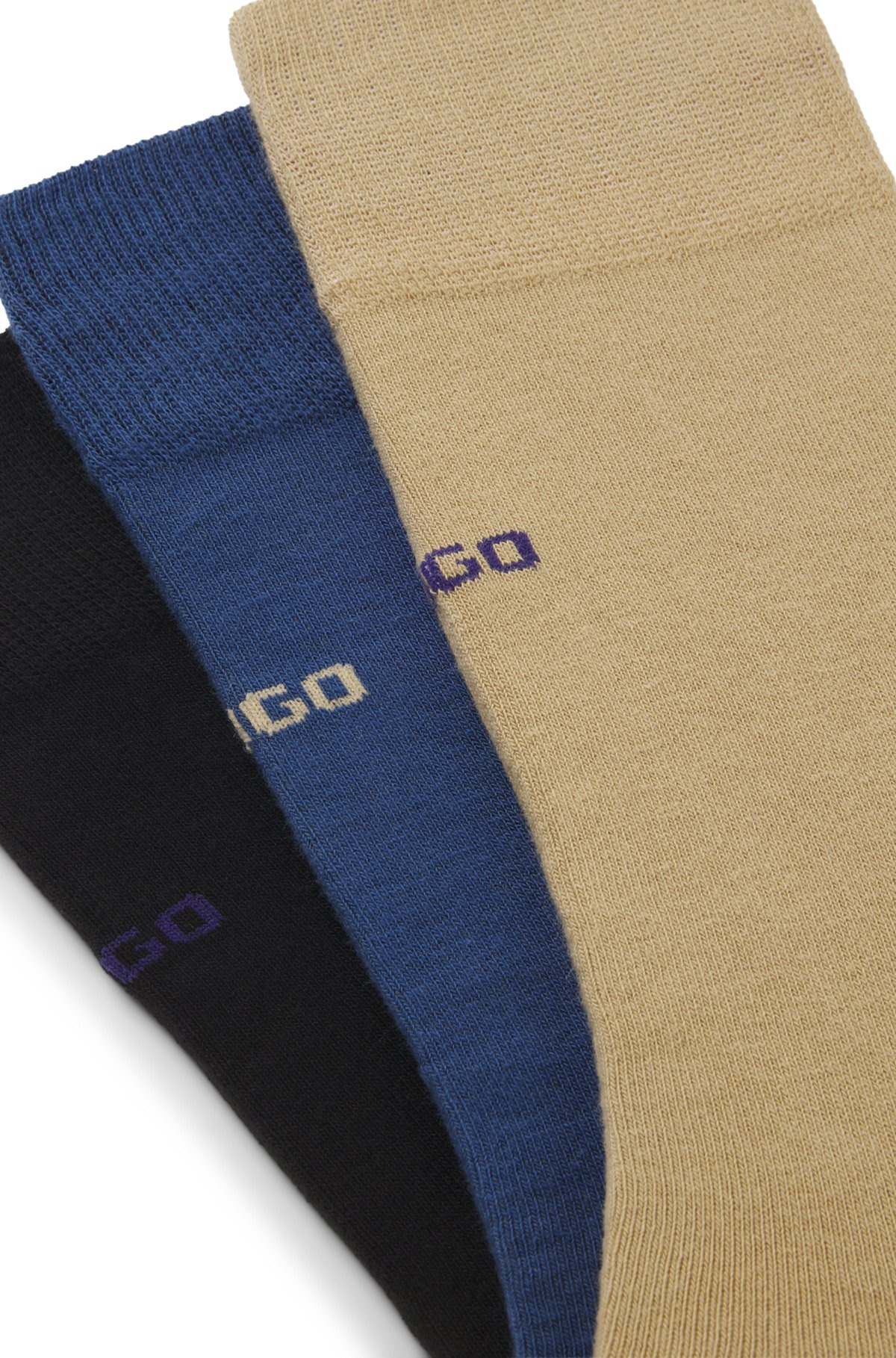 THREE-PACK OF REGULAR-LENGTH SOCKS WITH LOGO DETAILS - 2