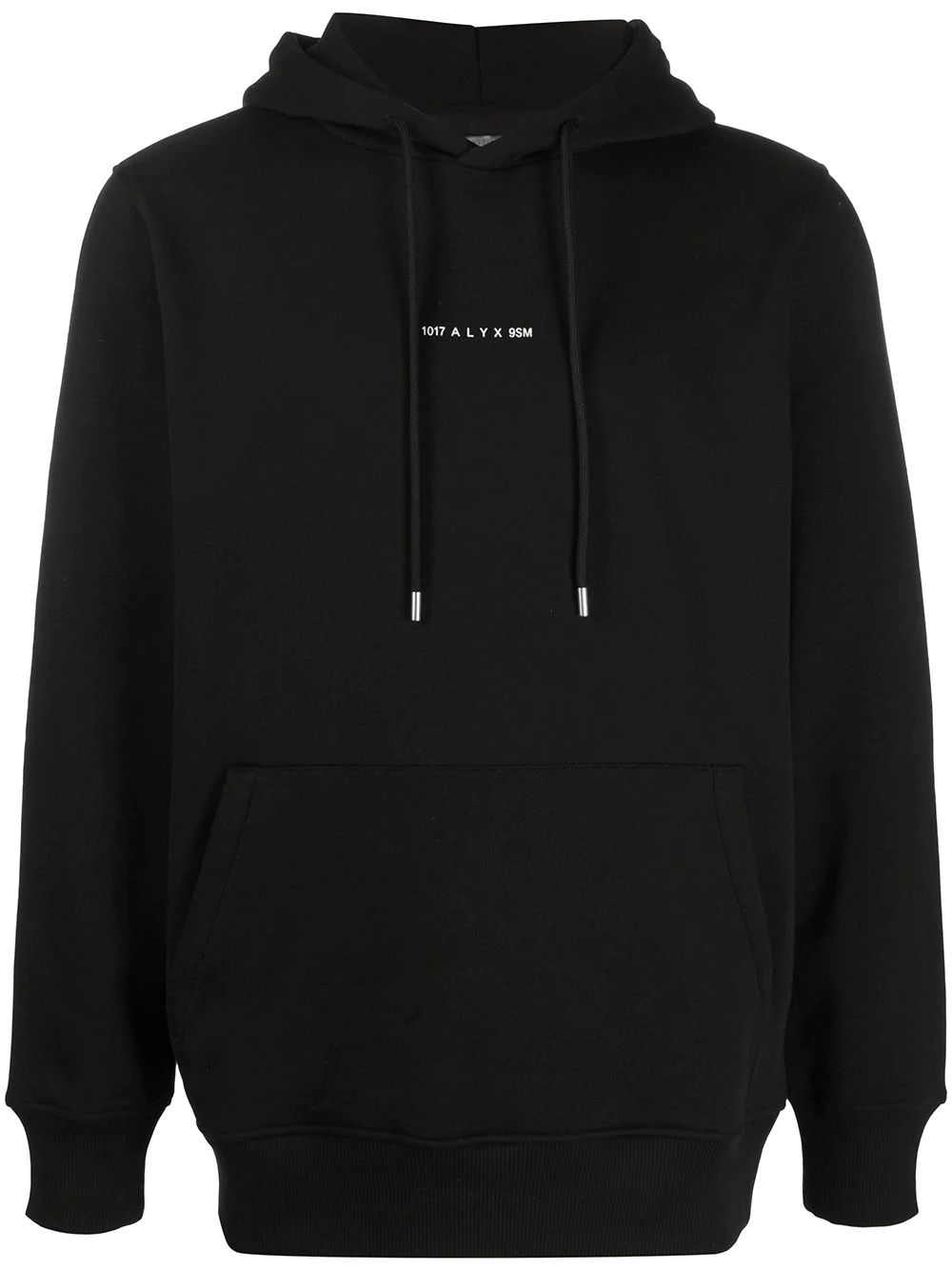 logo drawstring hoodie - 1