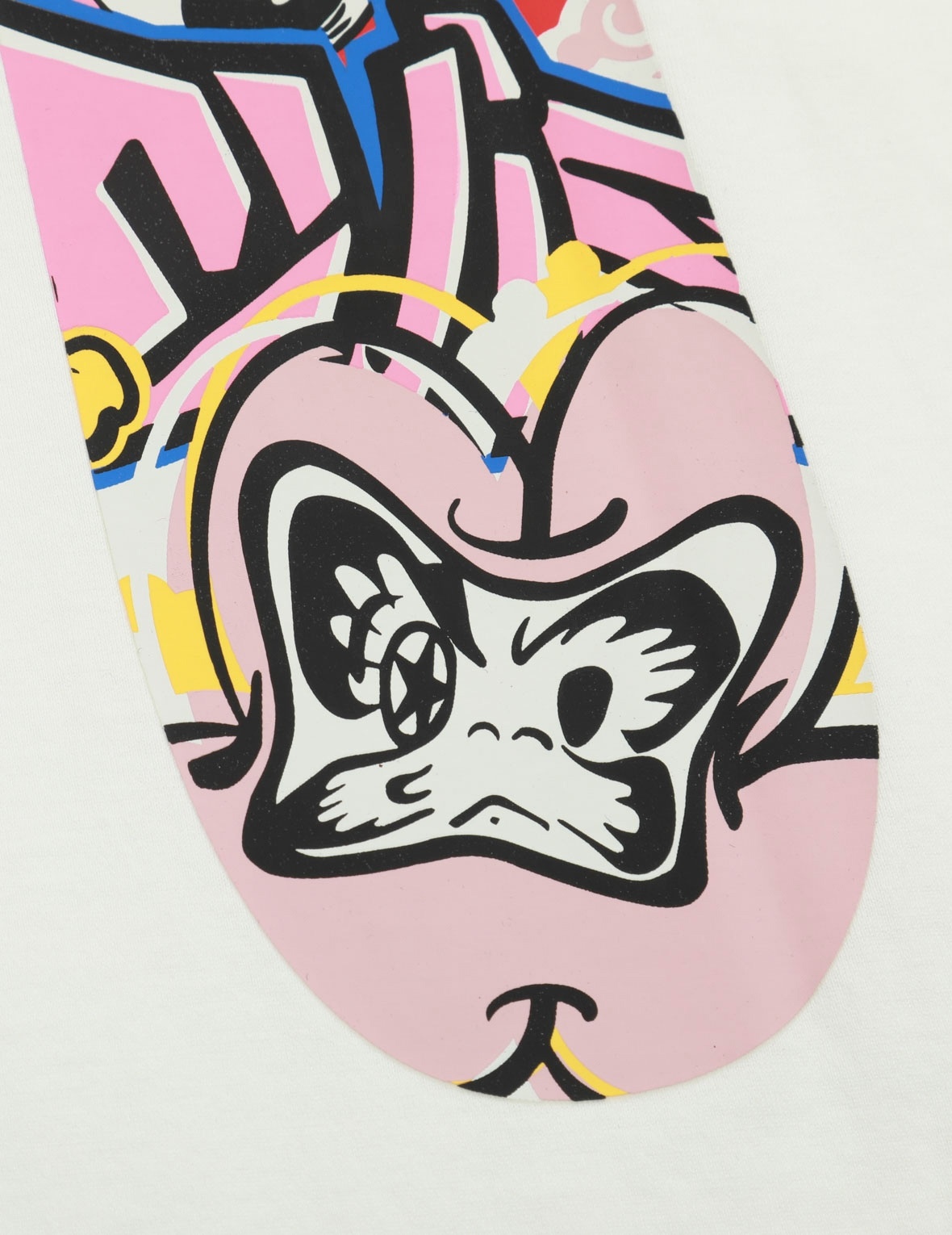 GRAFFITI DARUMA DAICOCK PRINT T-SHIRT - 9
