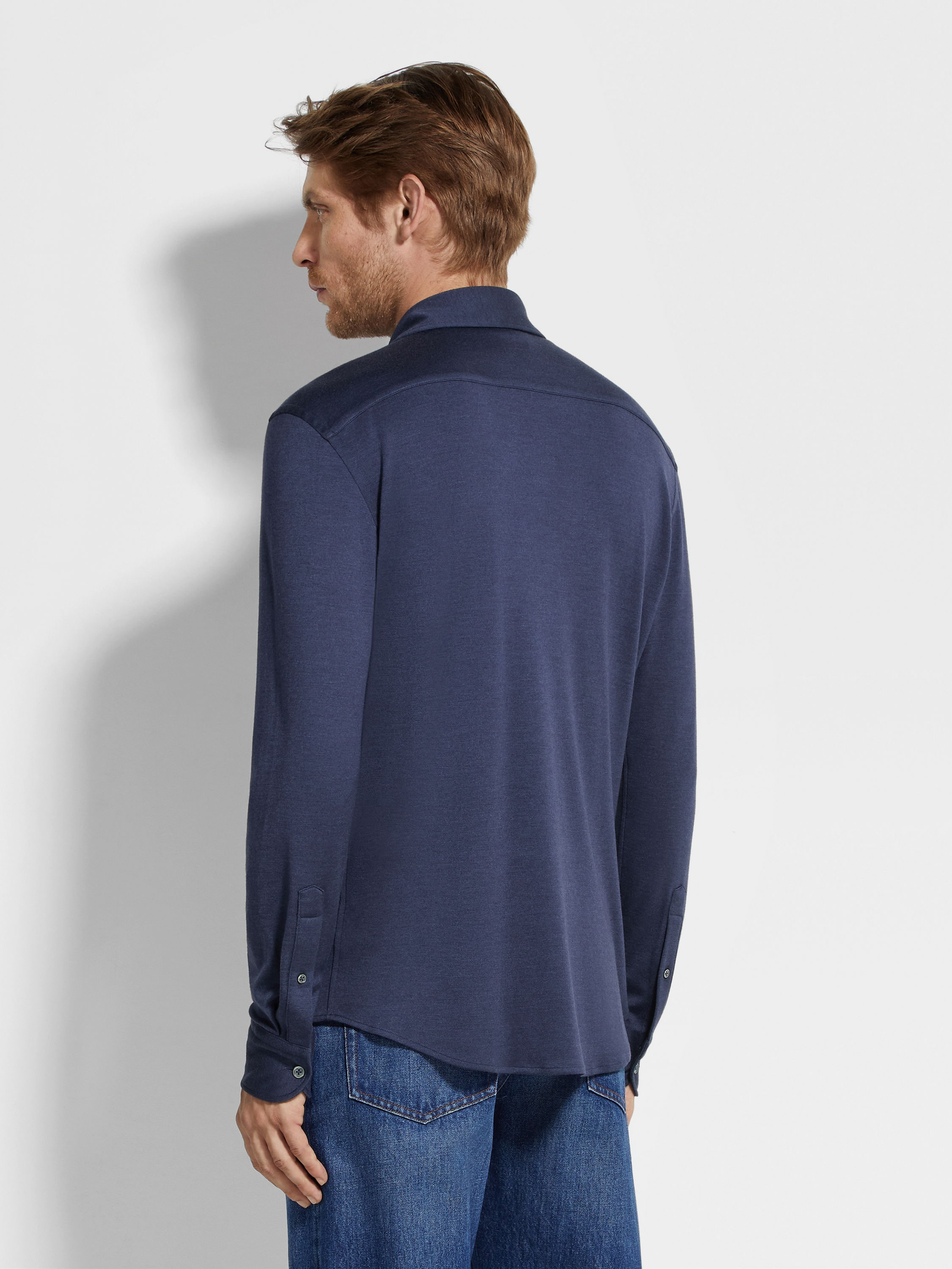 CASHMERE AND SILK SHIRT - 5