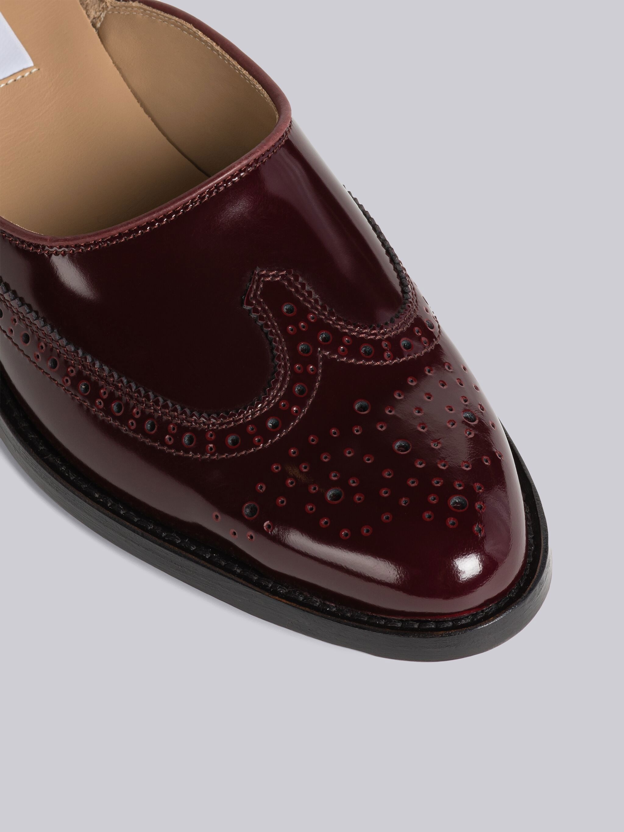Vitello Calf Leather Wingtip D'orsay - 2