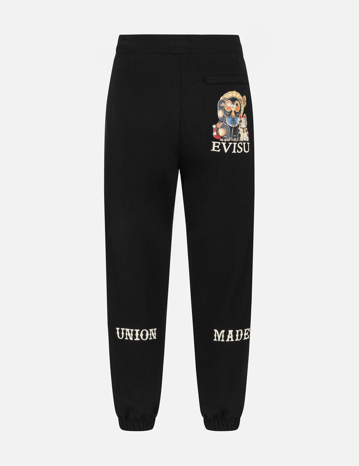 Tanuki Print Straight Fit Sweatpants - 2