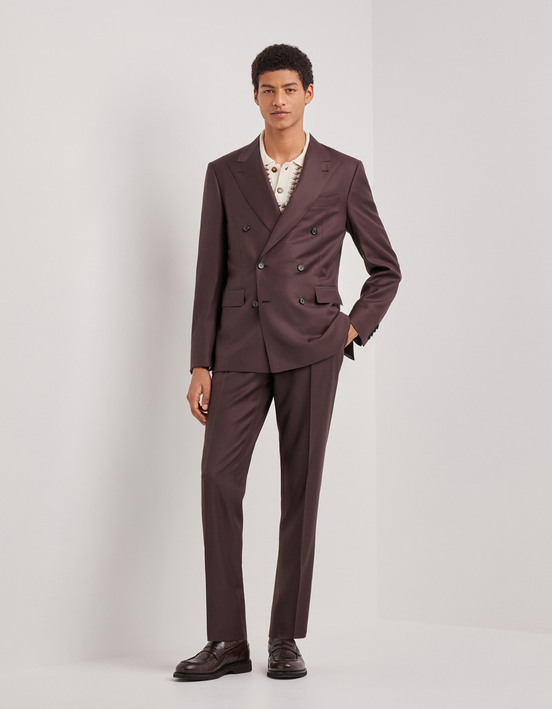 DARK BROWN MODERN FIT SUIT IN WOOL SALLIA 3