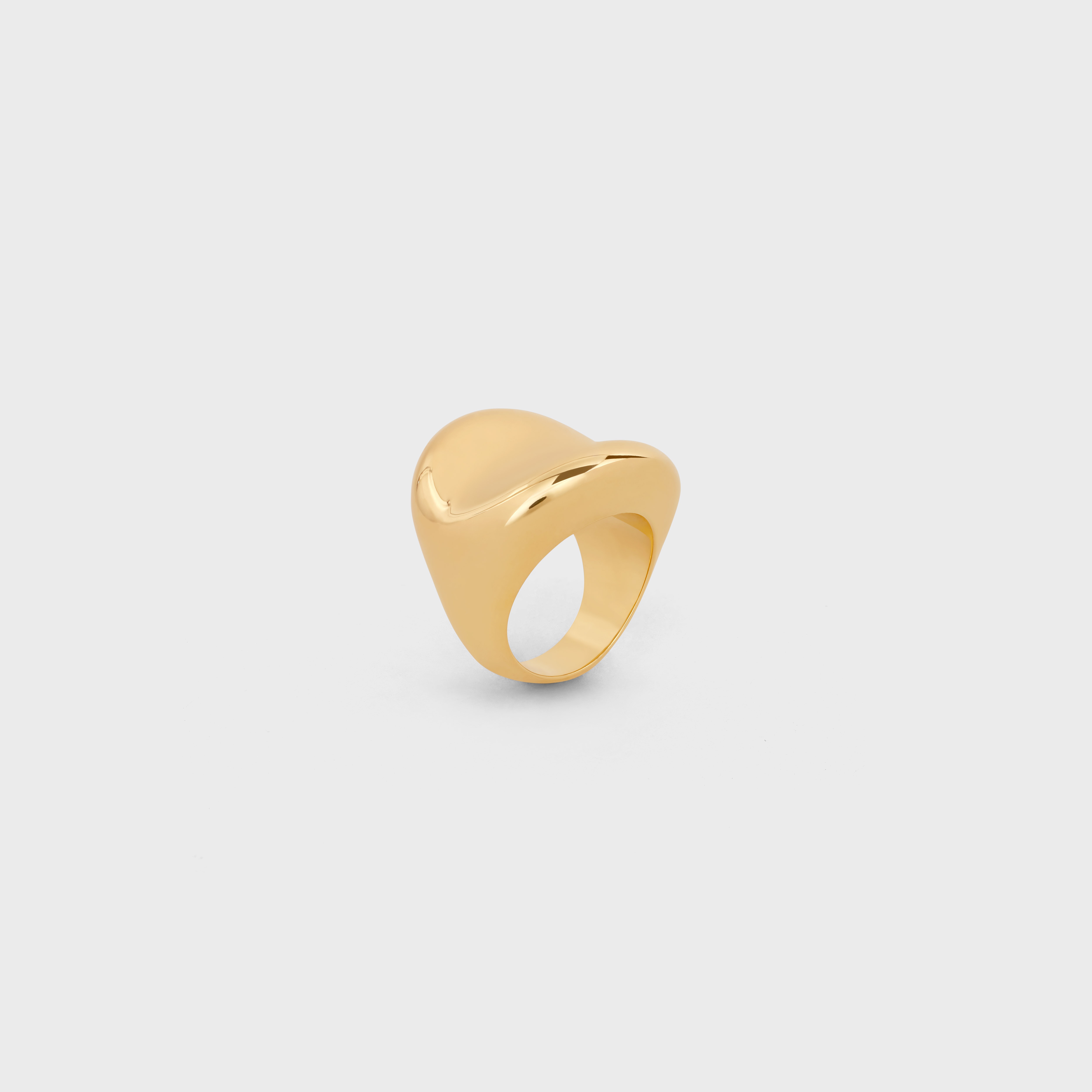Formes Abstraites Cosmos Ring in Brass with Gold Finish - 2
