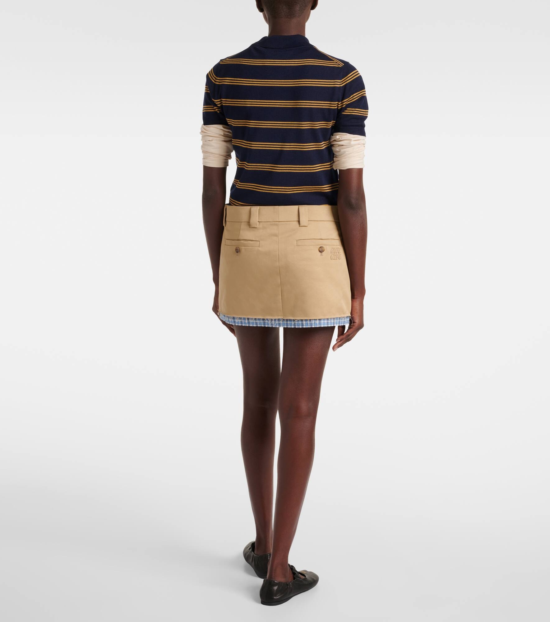 Cotton miniskirt - 3
