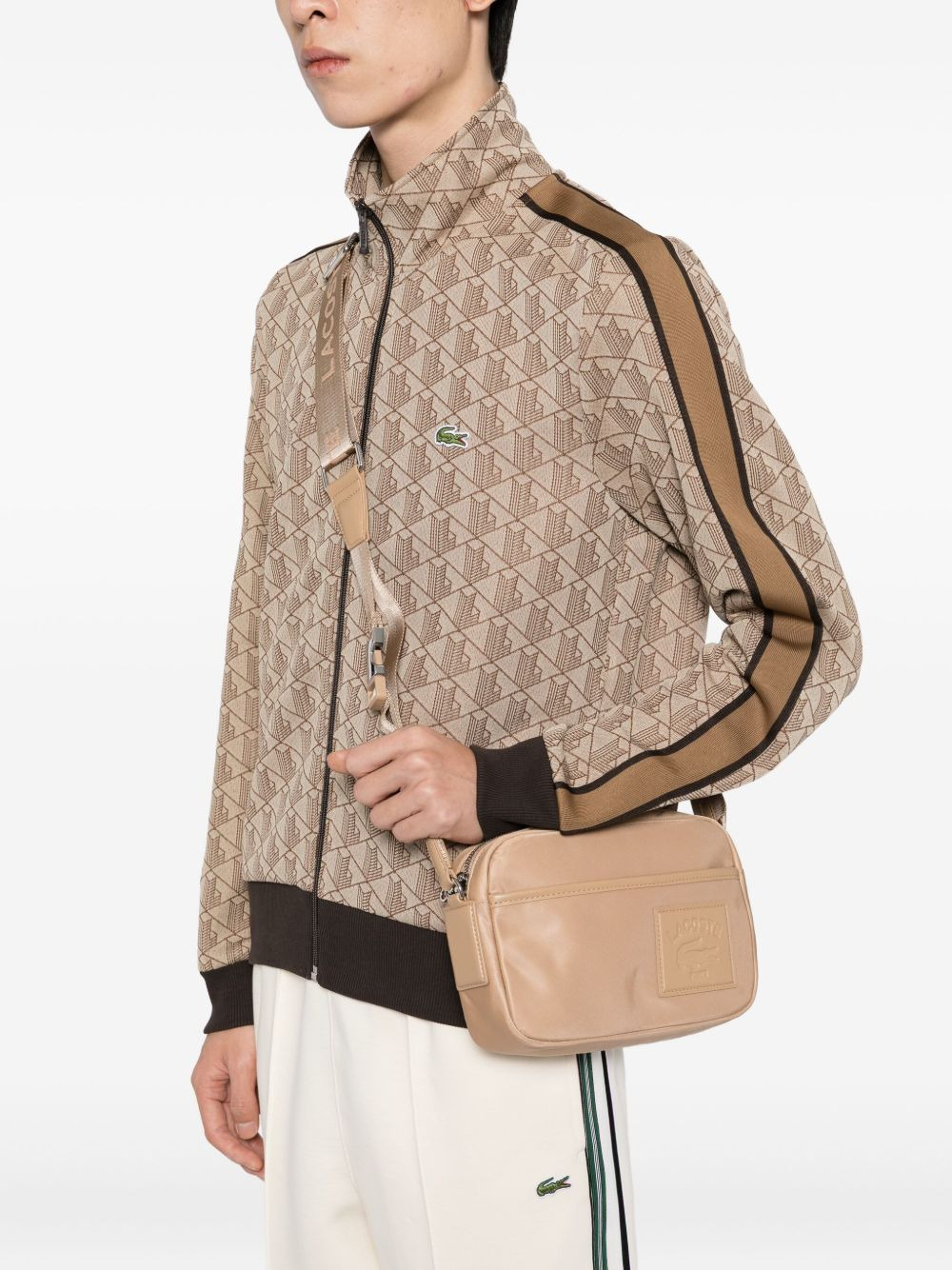 logo-plaque satchel bag - 2