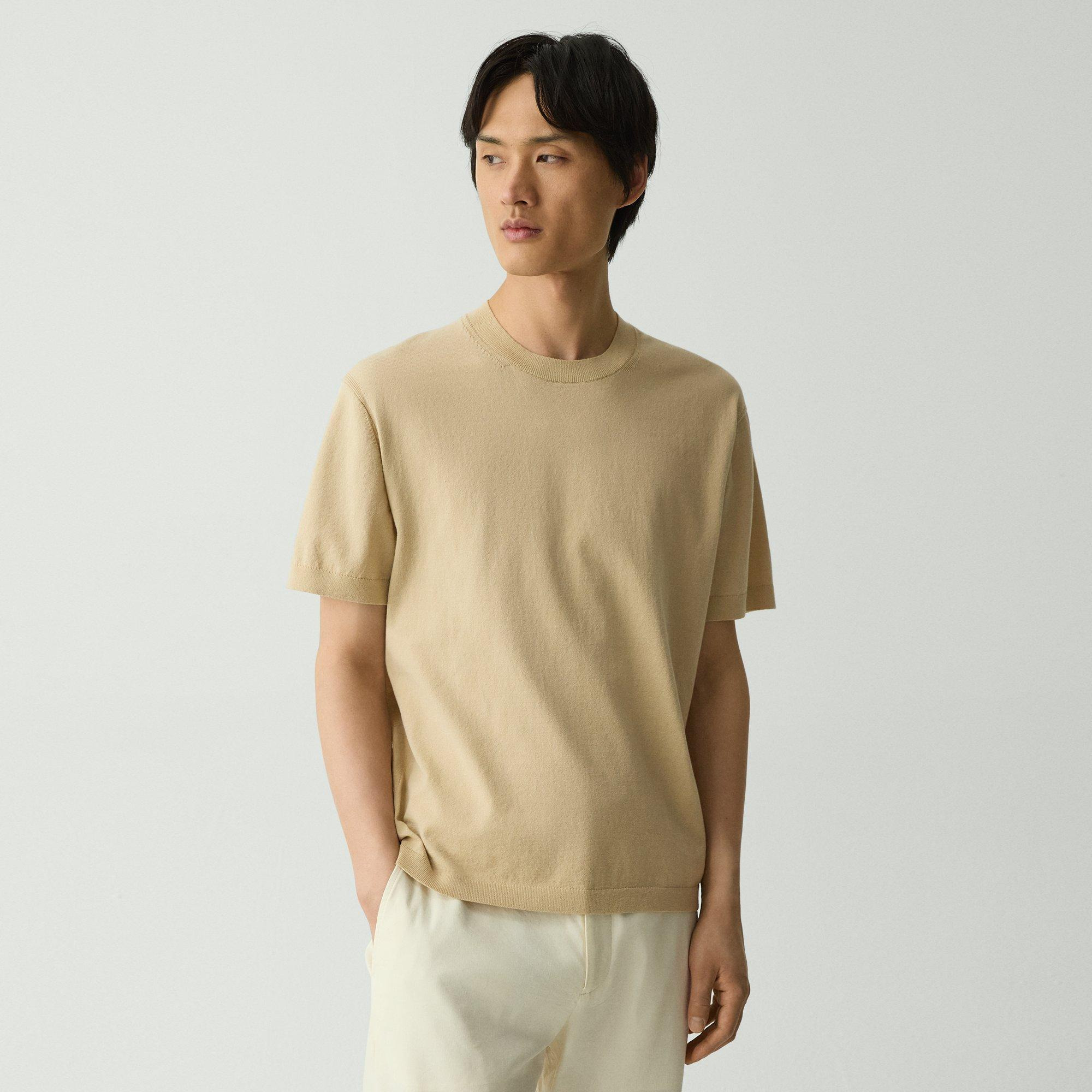 Relaxed Crewneck Tee in Cotton Light Twist - 3