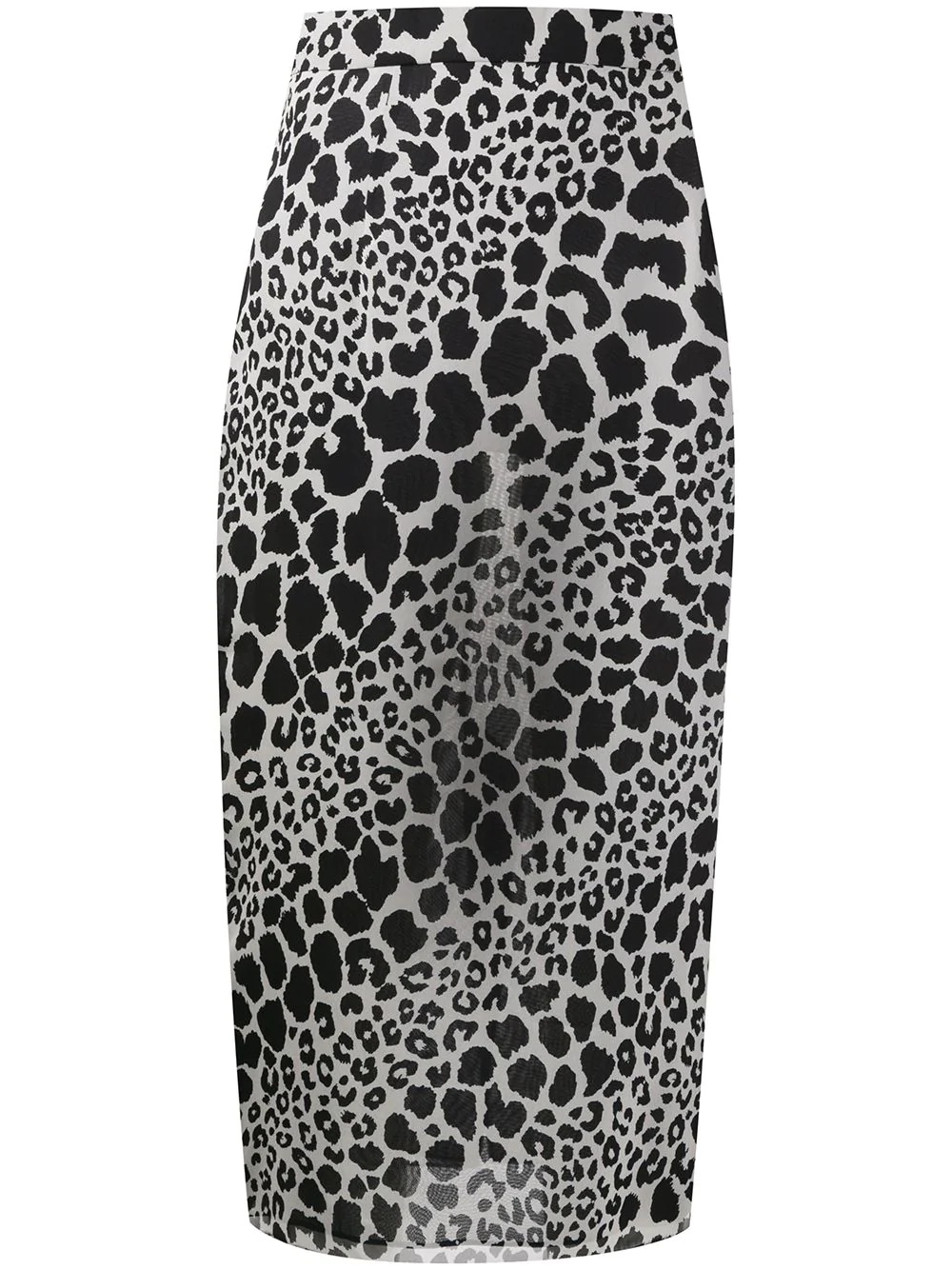 animal print skirt - 1