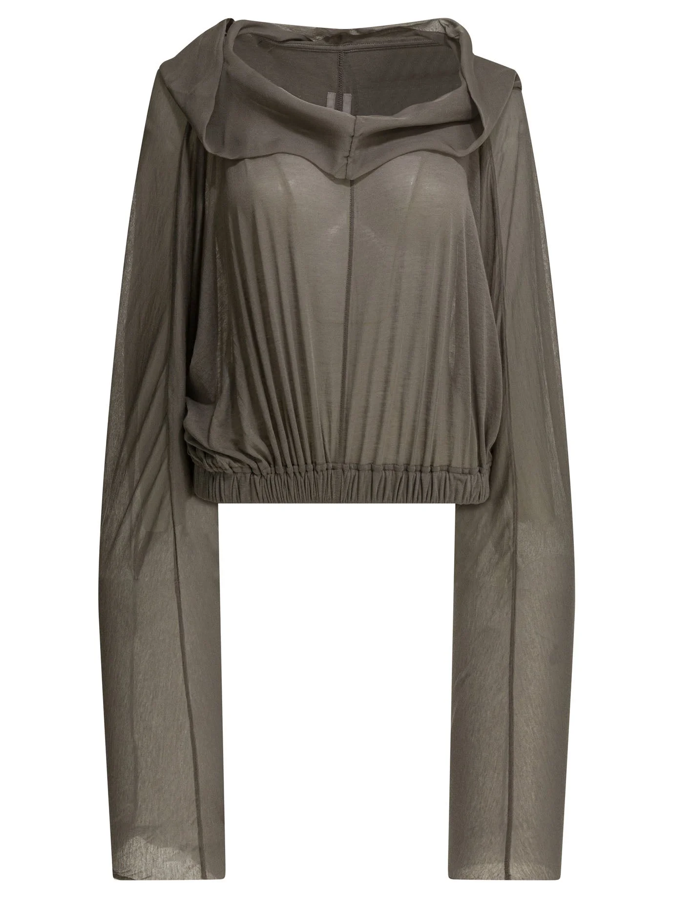 Rick Owens Cropped Hoodie - 1