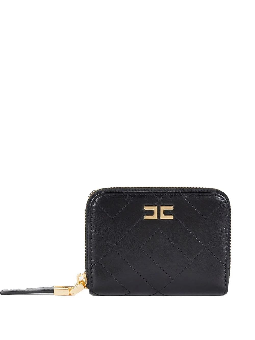 quilted zip-around wallet - 1