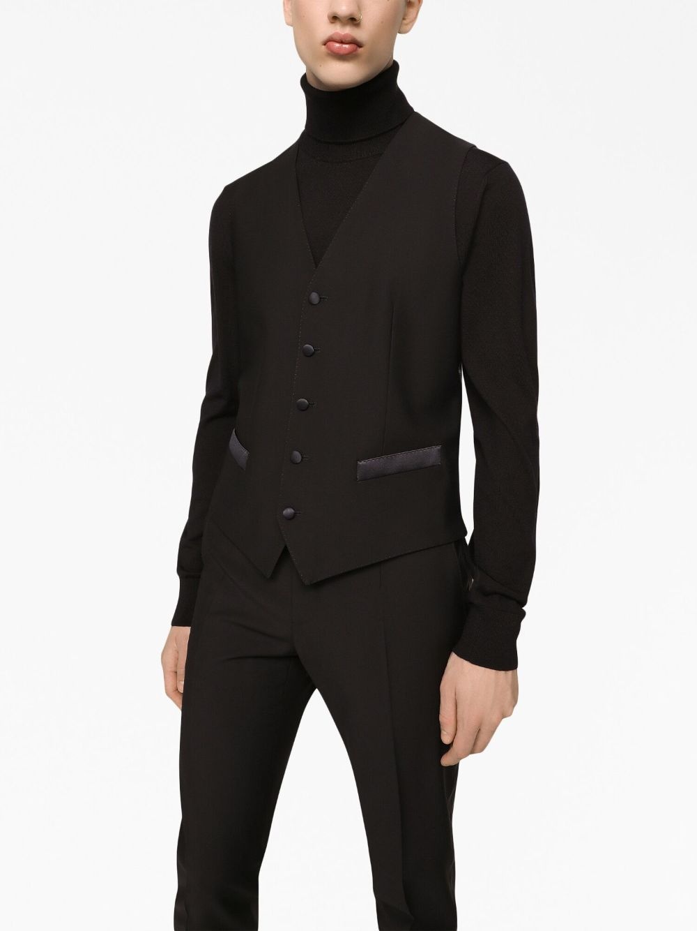 Wool Martini-fit tuxedo suit - 5