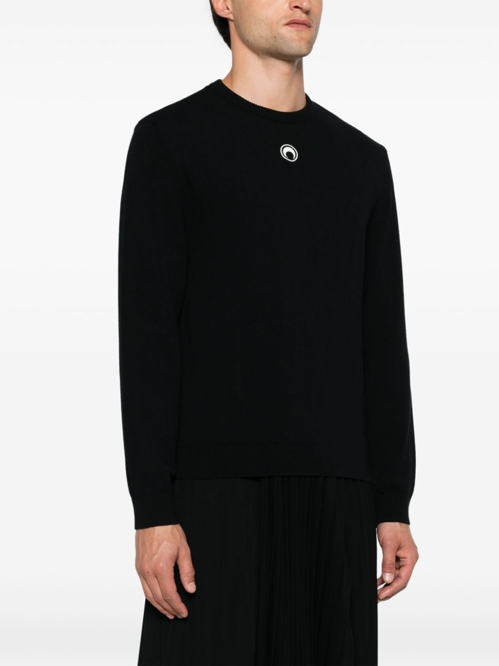 Crescent Moon embroidered sweater - 3