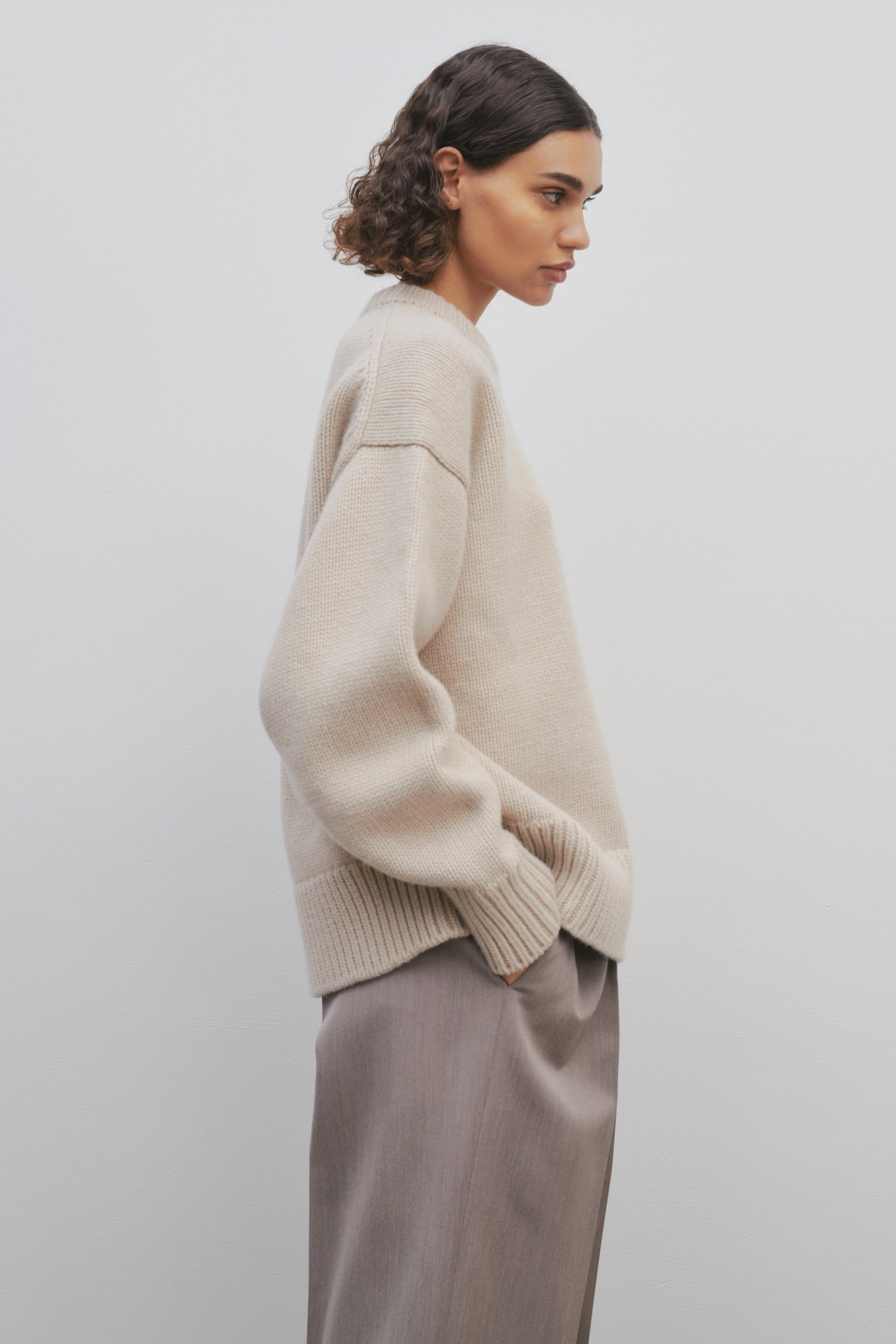 Ophelia Top in Wool and Cashmere - 4