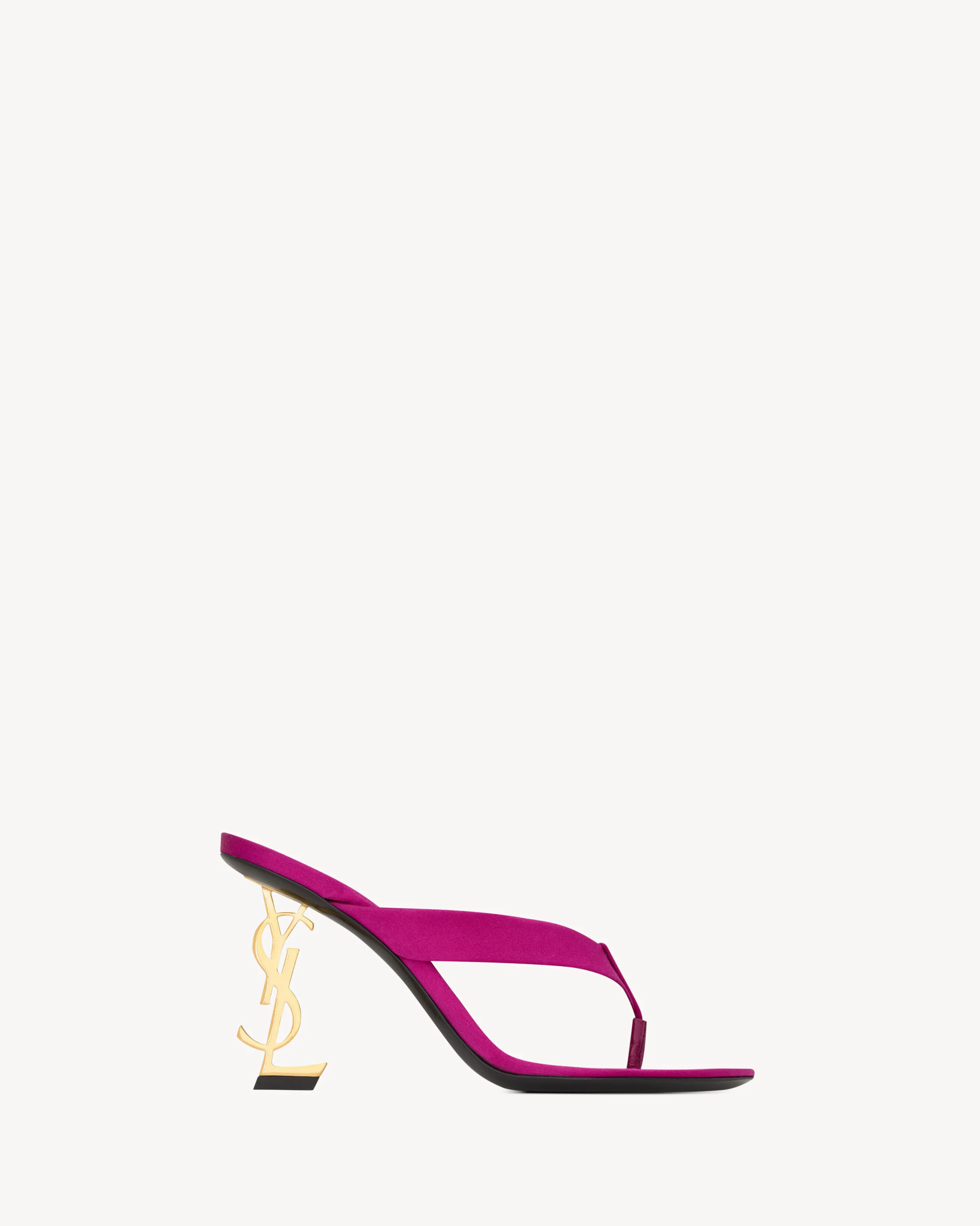 OPYUM MULES IN SATIN CREPE - 1