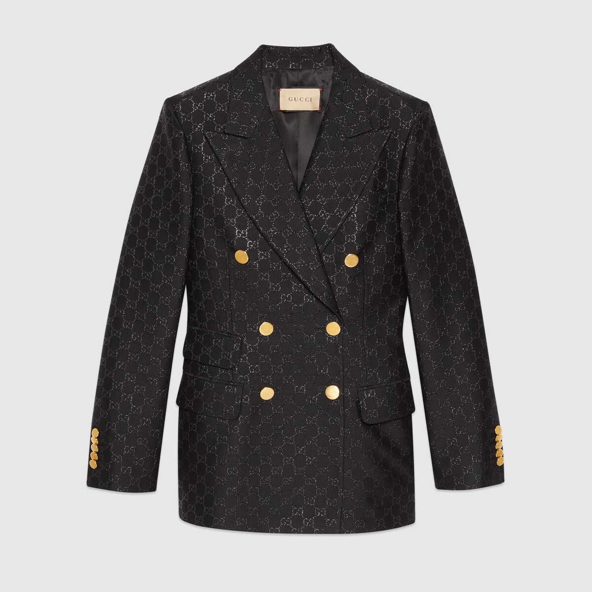GG wool lamé jacket - 1