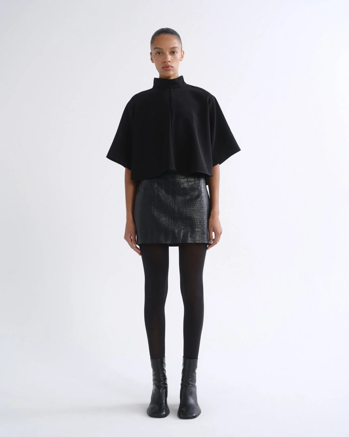 VERICA MINI (RECYCLED LEATHER) IN CROC - 1
