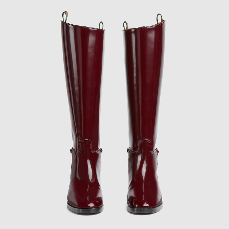 GUCCI Women's slim Horsebit boot outlook