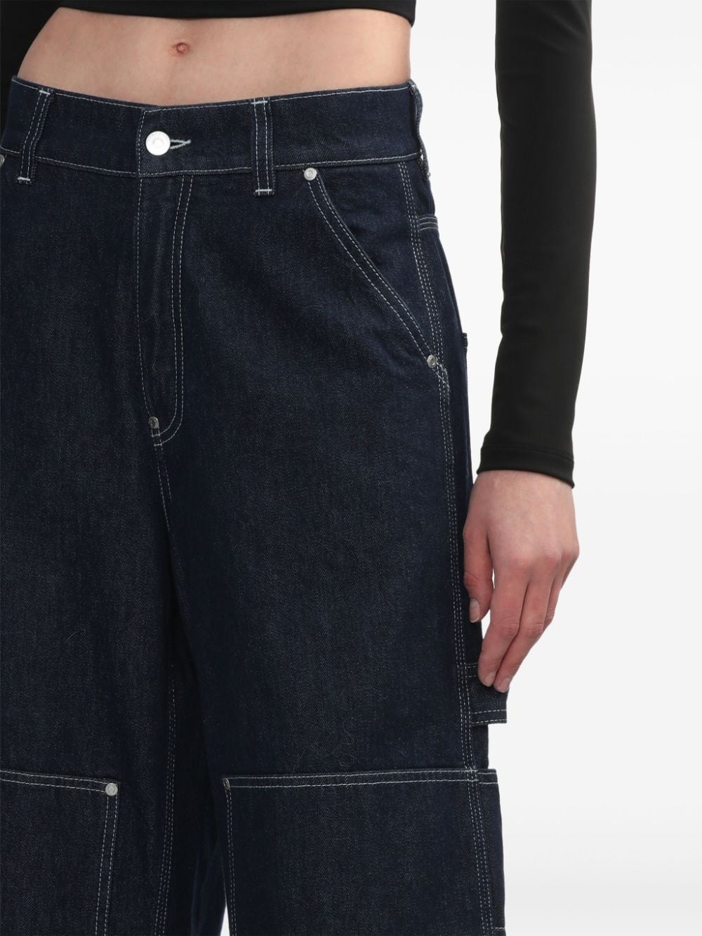 Stella McCartney straight-leg cargo jeans | REVERSIBLE