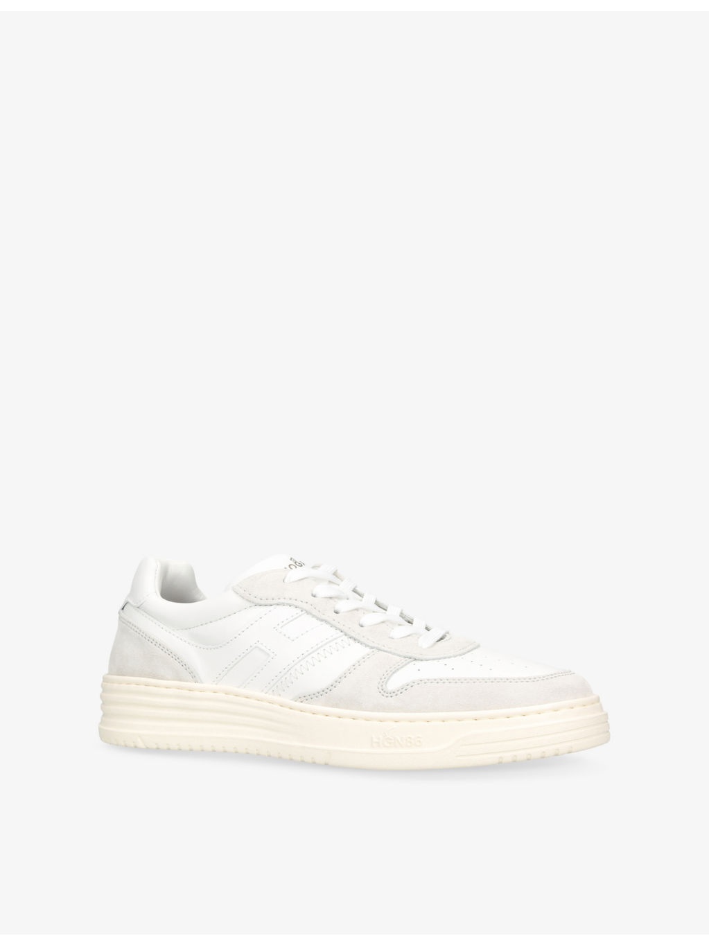 H630 Allacciato Logo-Embossed Low-Top Leather Trainers - 3
