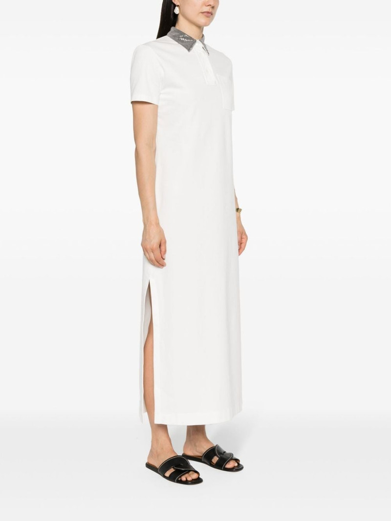 Monili-embellished polo dress 3