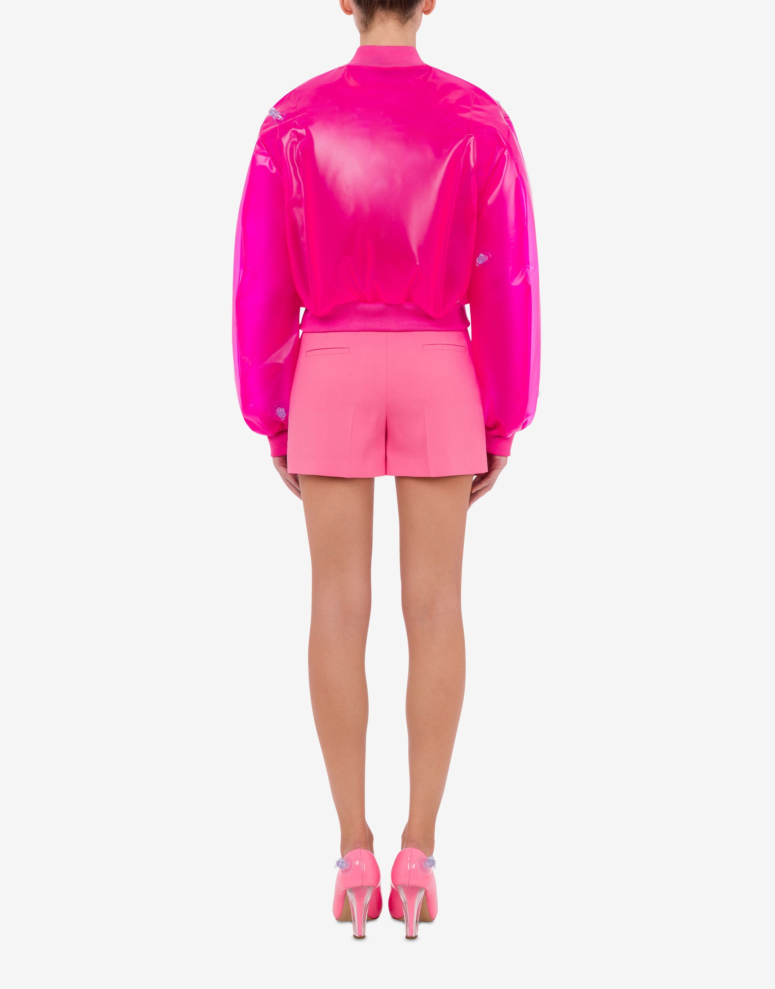 BOMBER JACKET IN TRANSPARENT INFLATABLE PVC - 3