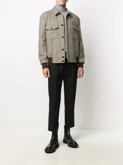 Paul Smith houndstooth bomber jacket  outlook