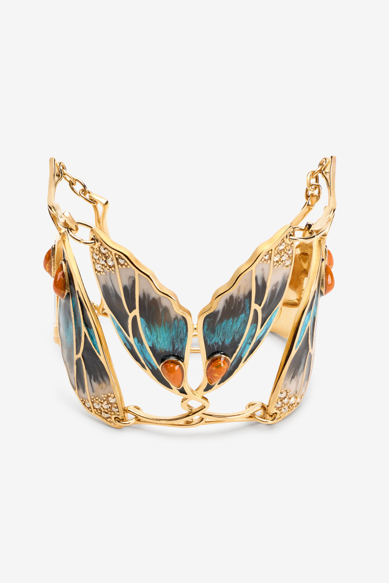 Gold Butterfly Bracelet 1