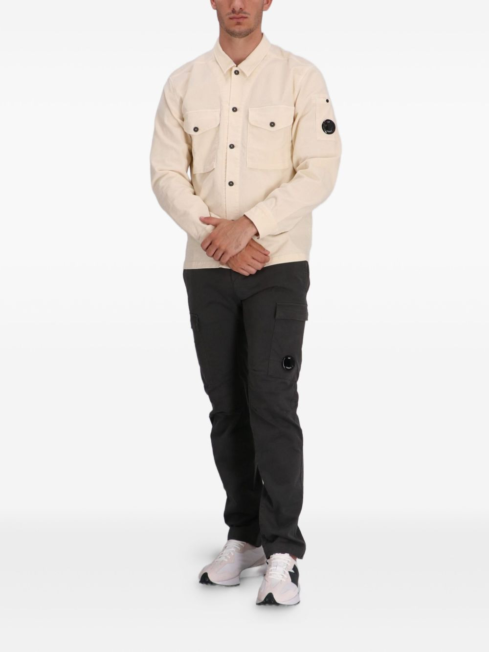 corduroy pocket overshirt - 2