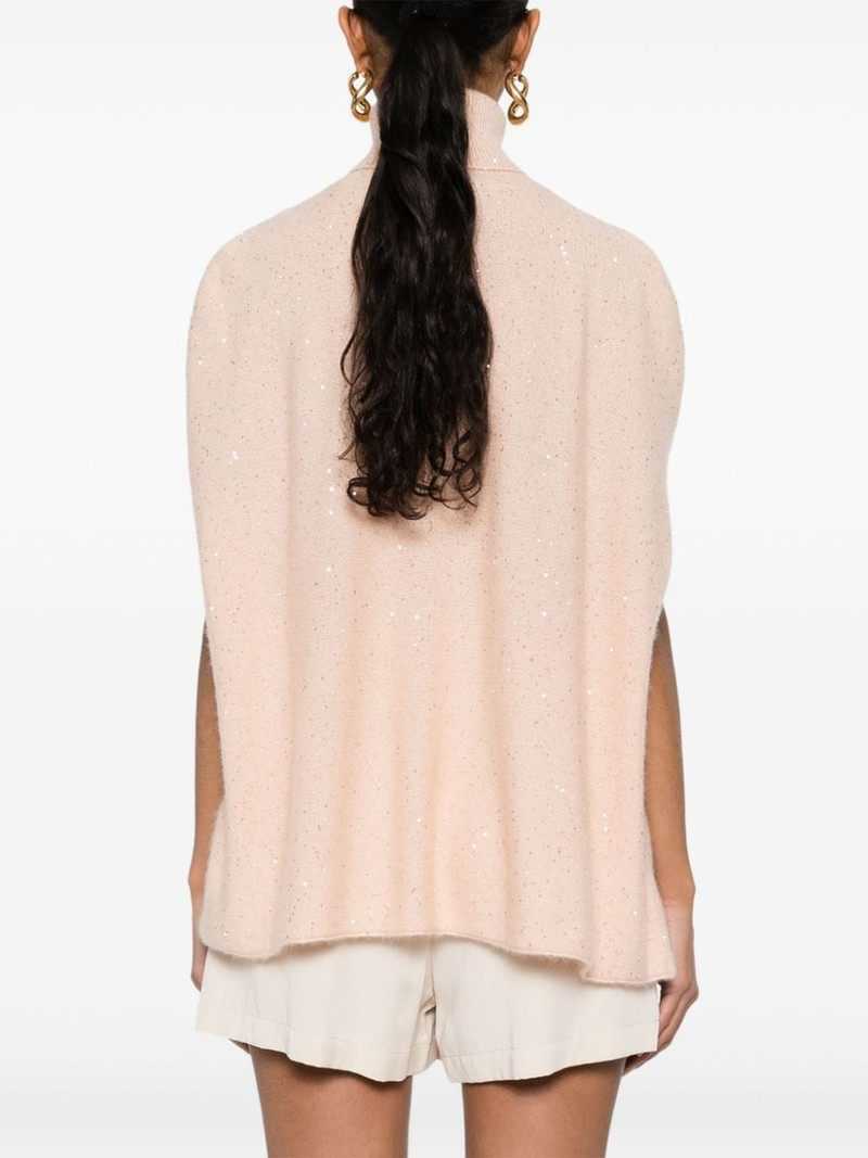 sequin-embellished knitted top 4