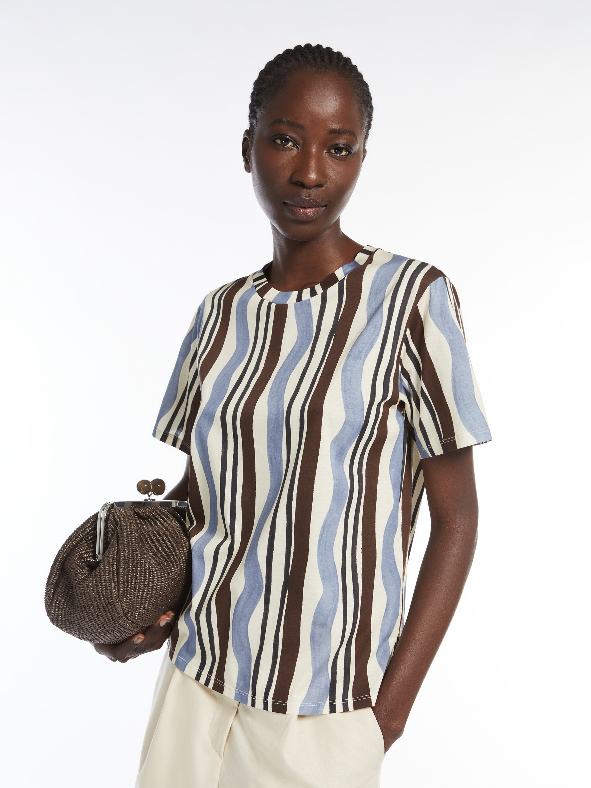 CADINE Printed jersey T-shirt - 5