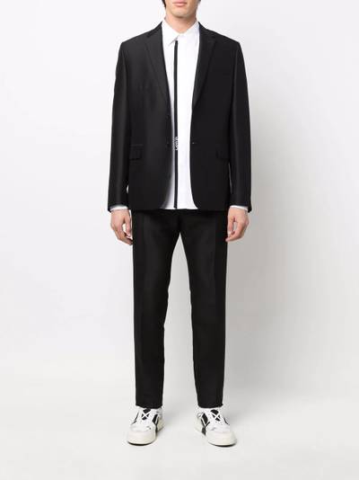 Lanvin logo-tape cotton shirt outlook