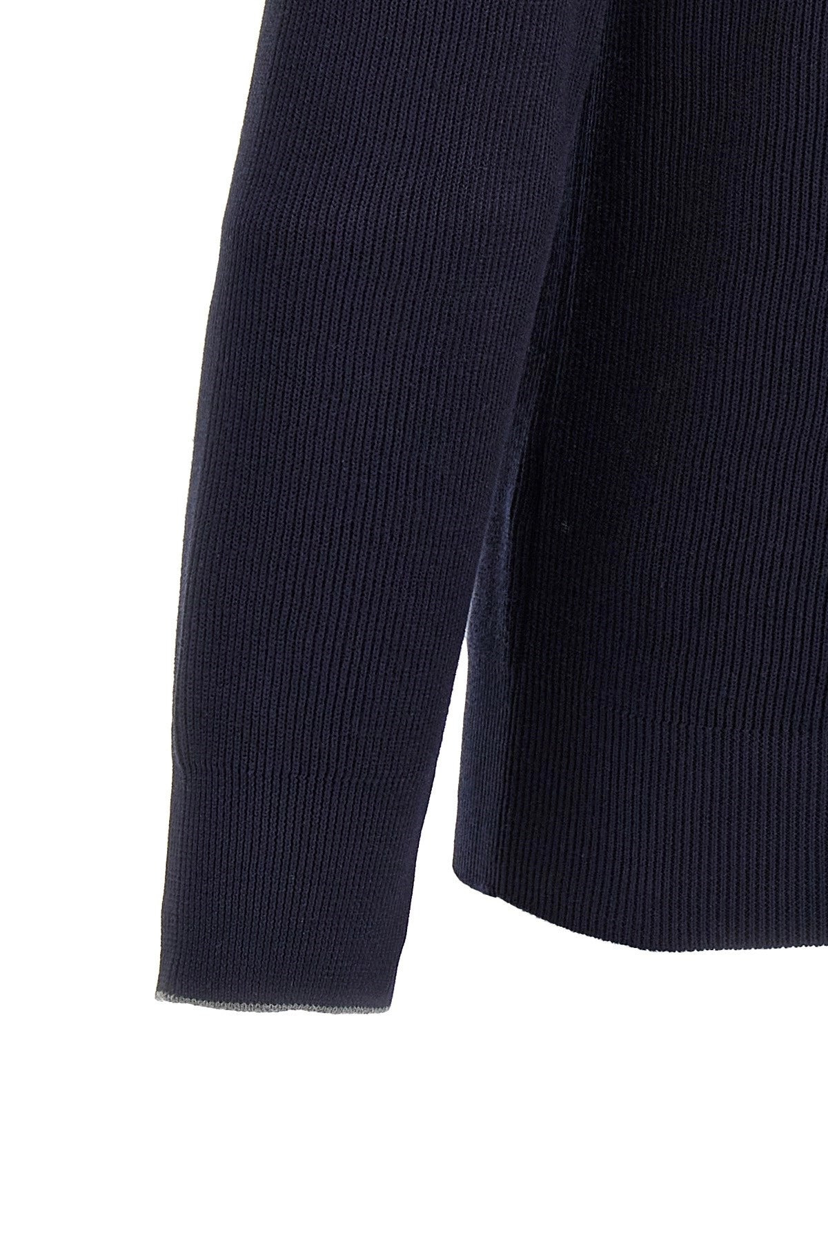 Brunello Cucinelli Men Ribbed Polo Shirt - 5
