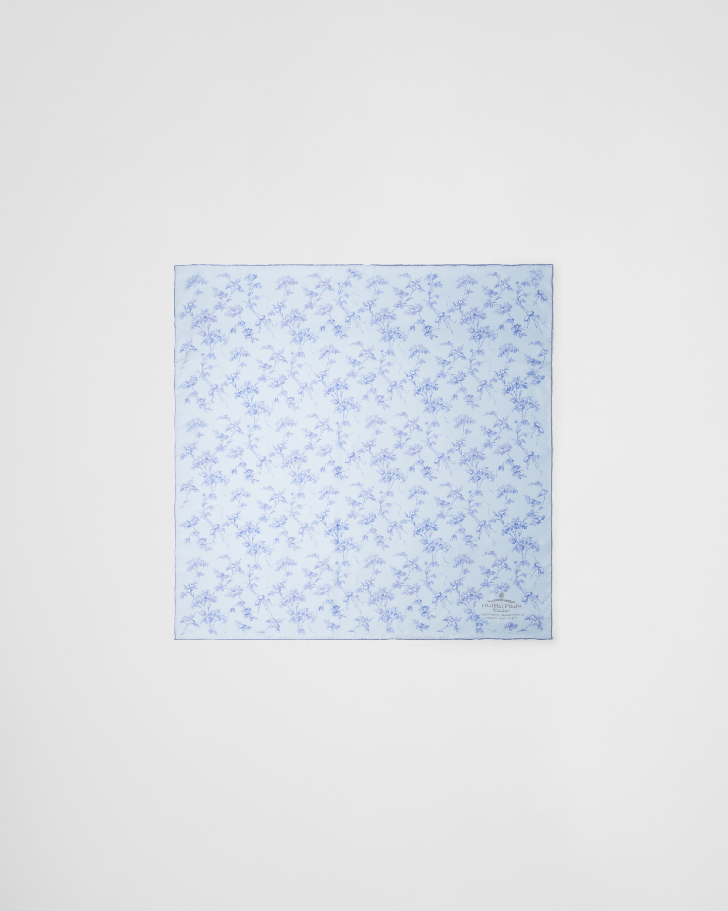 Printed silk twill scarf - 3