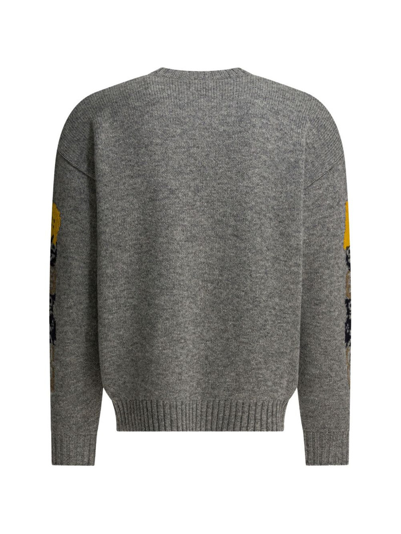 Kapital graphic crew neck sweater outlook