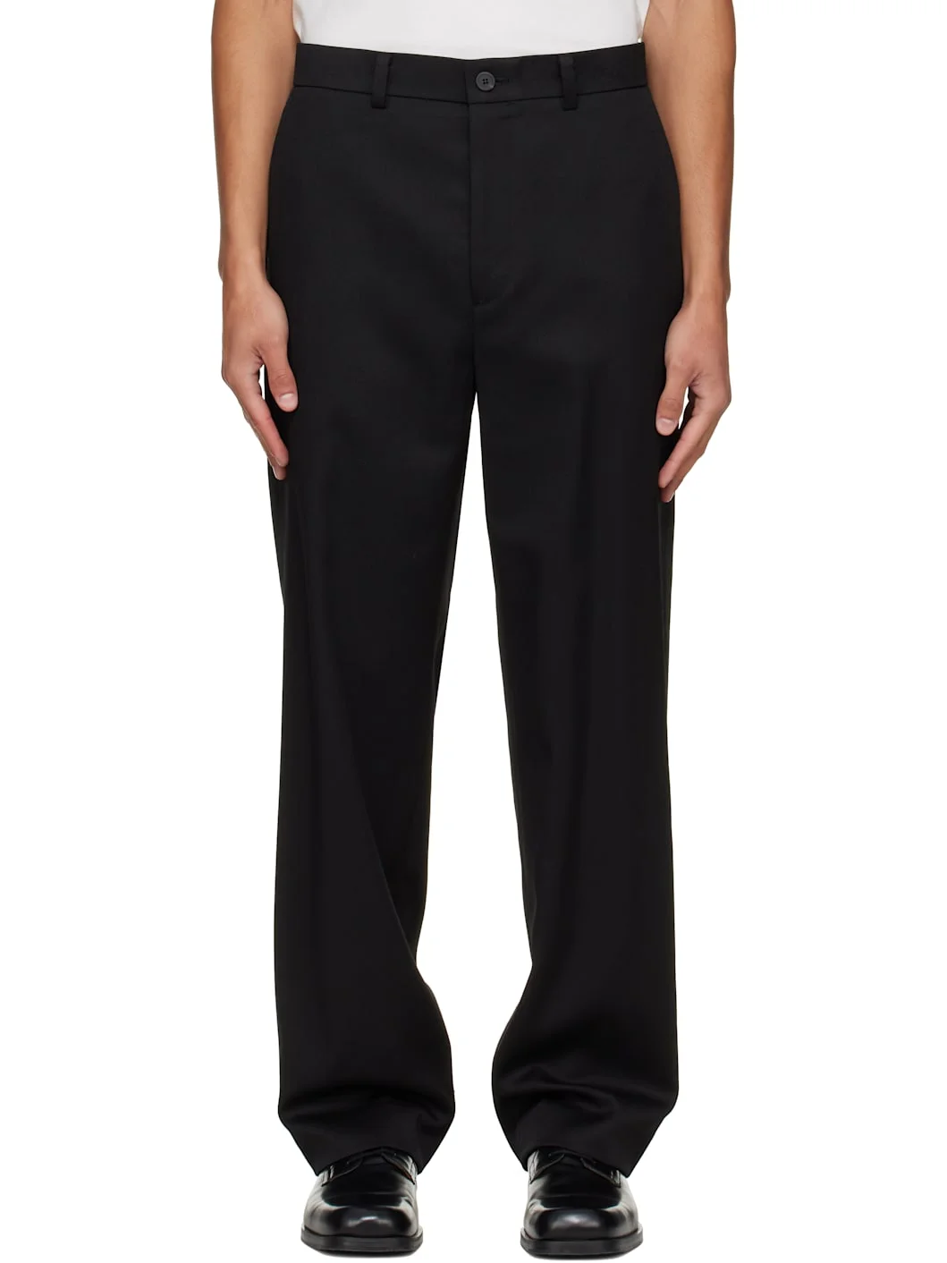 Black Twill Trousers - 1