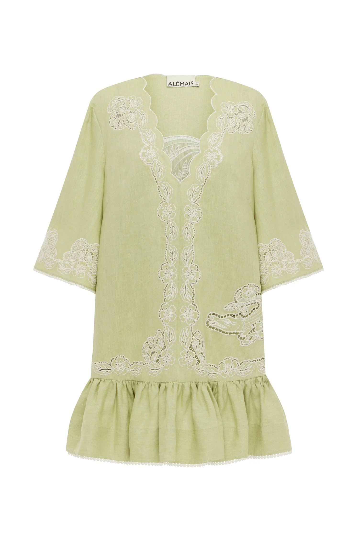 Louie Embroidered Mini Dress - 1